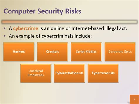 examples of computer security risk