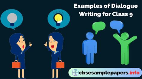 examples of dialogue writing class 9