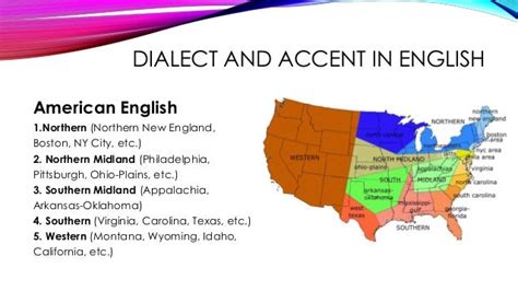 examples of different accents in english