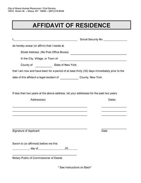 examples of documents proving residency