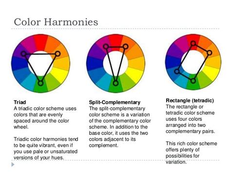examples of double split complementary colors