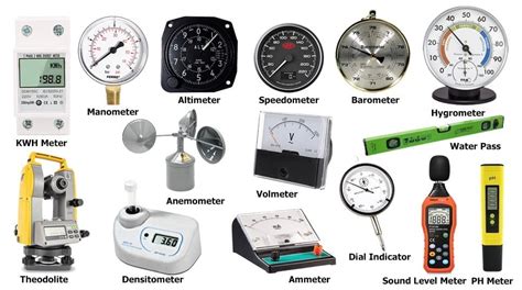 examples of electronic measuring instruments