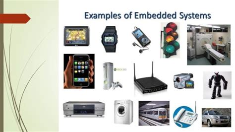 examples of embedded systems in daily life