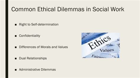 examples of ethical dilemmas in social work