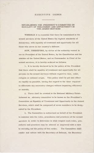 examples of executive orders in history
