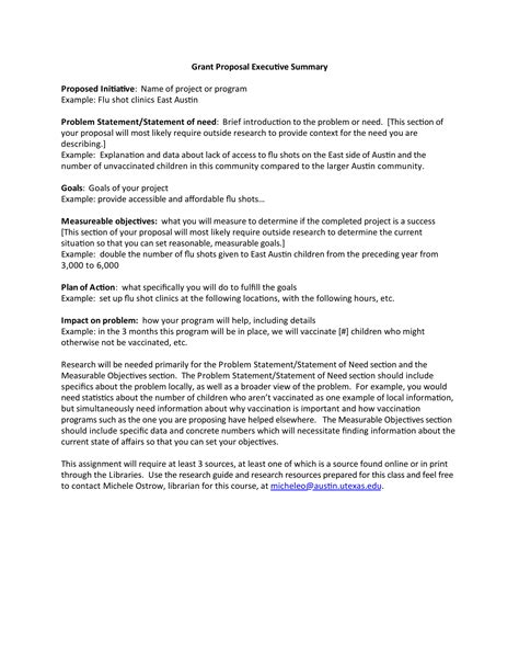 examples of executive summaries for proposals