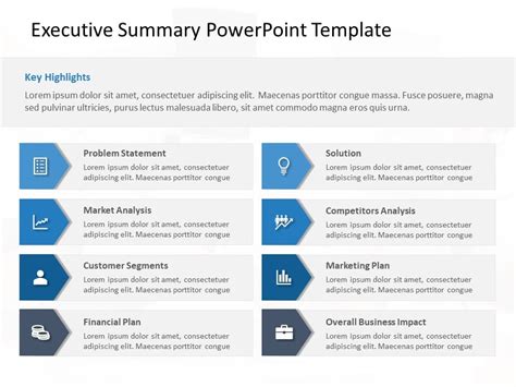 examples of executive summary powerpoint slide