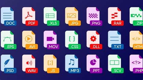 examples of file extensions