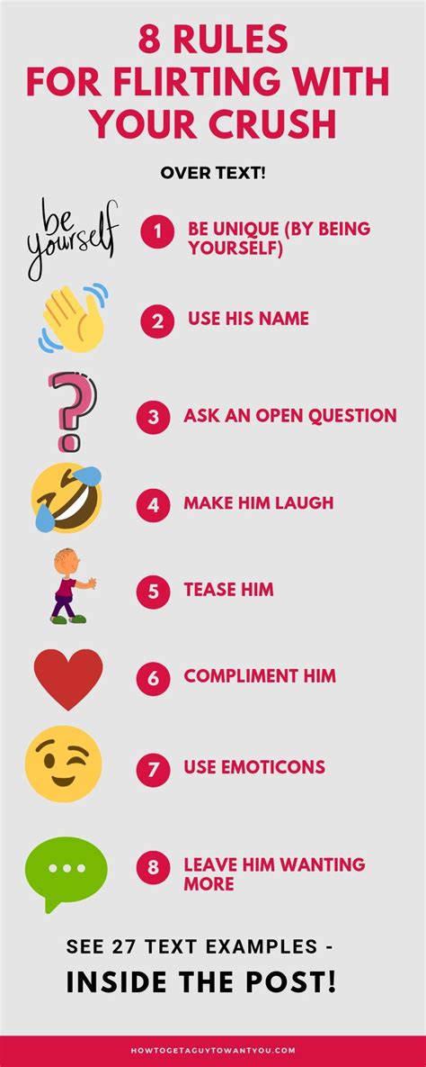 examples of flirting text to a guy