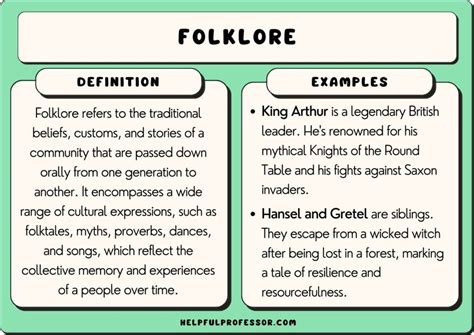 examples of folklore stories