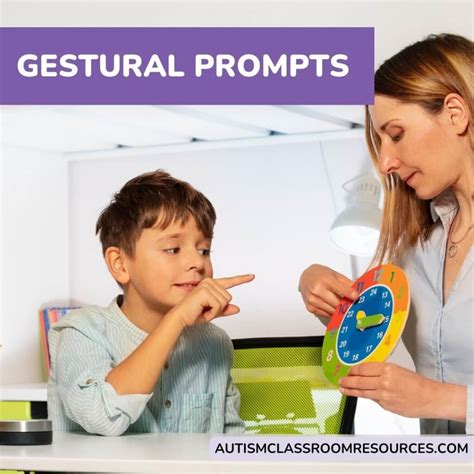 examples of gestural prompts aba