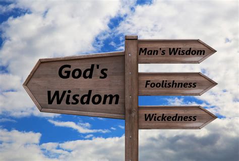 examples of god's wisdom