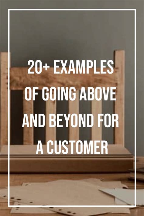 examples of going above and beyond
