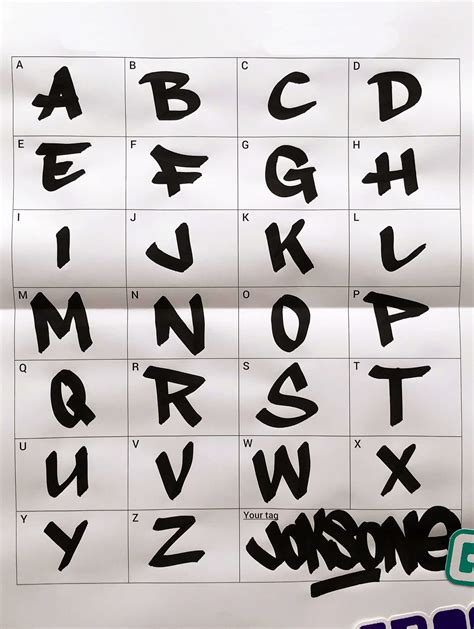 examples of graffiti letters