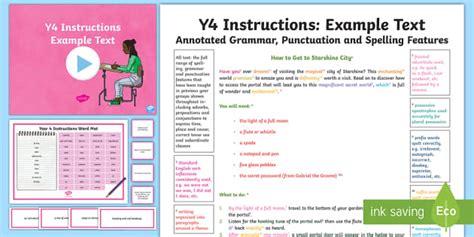 examples of instructional writing ks2