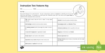 examples of instructions ks2