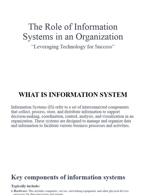 examples of management information system in an organisation pdf