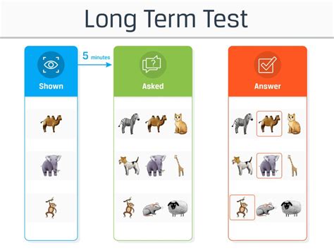 examples of memory tests