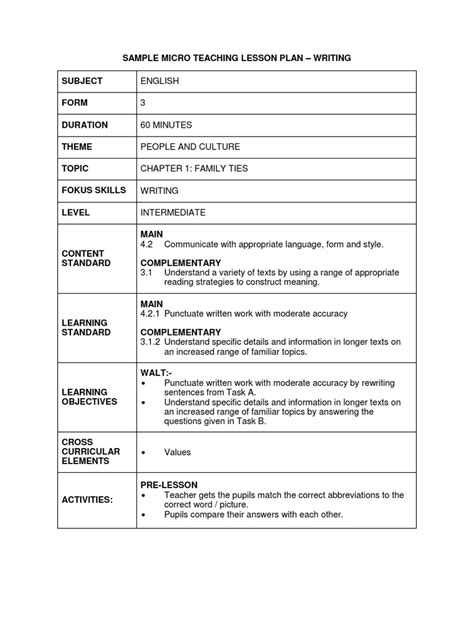 examples of micro teaching sessions