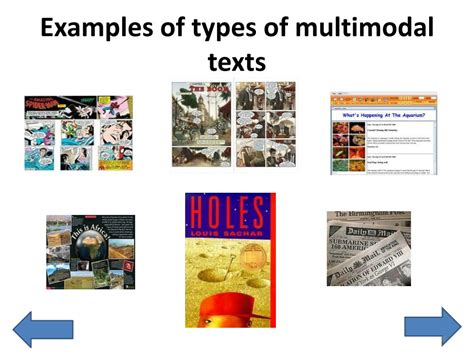 examples of multimodal texts