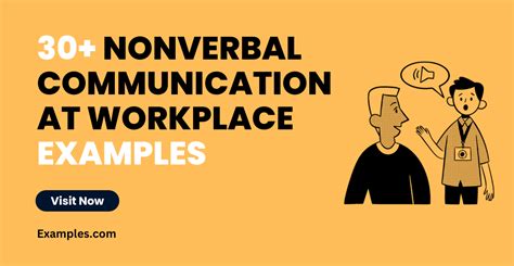 examples of nonverbal communication in the workplace