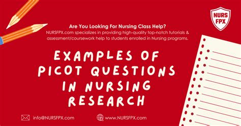 examples of nursing research questions using picot