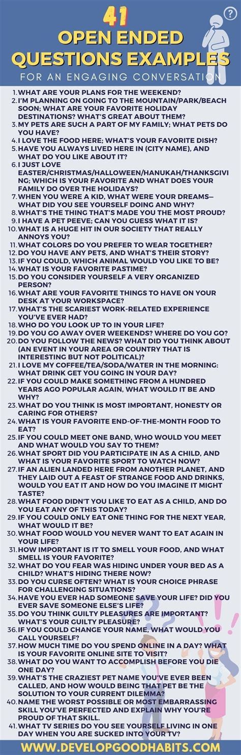 examples of open ended questions to ask a girl