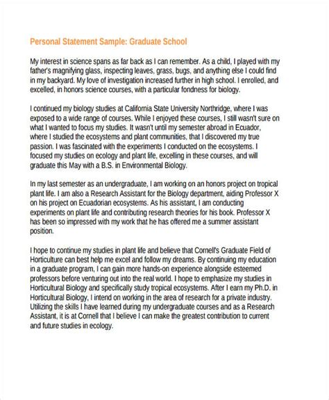 examples of phd personal statements