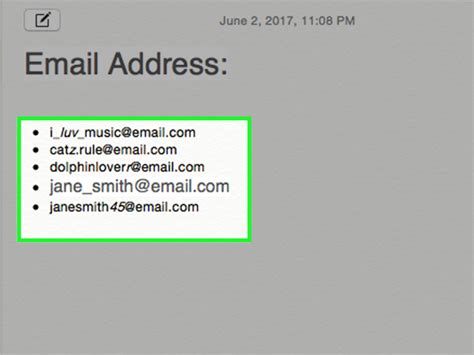 examples of professional gmail addresses