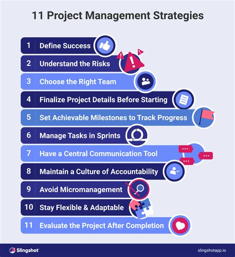 examples of project management strategies