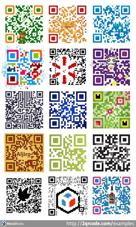 examples of qr codes with logos