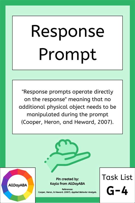 examples of response prompts aba
