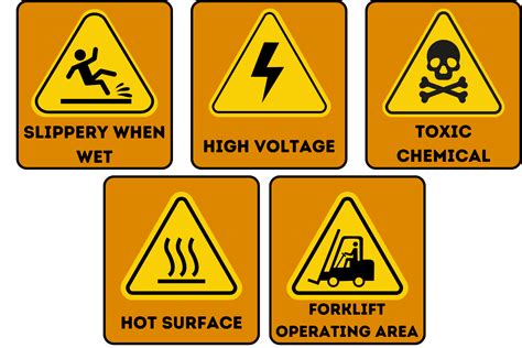 examples of safety warning signs