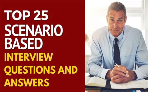 examples of scenario based interview questions