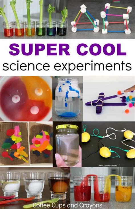 examples of science experiments for kids