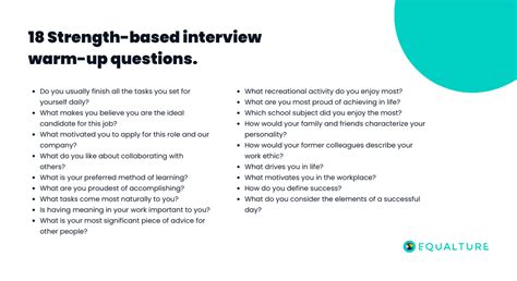 examples of strength based interview questions and answers
