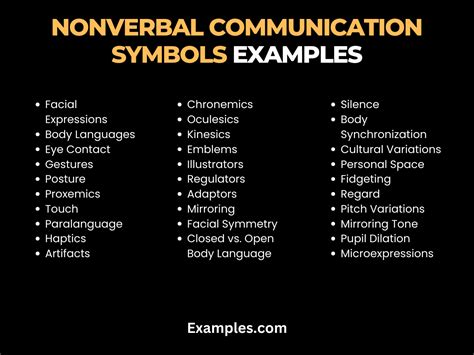 examples of symbols in communication