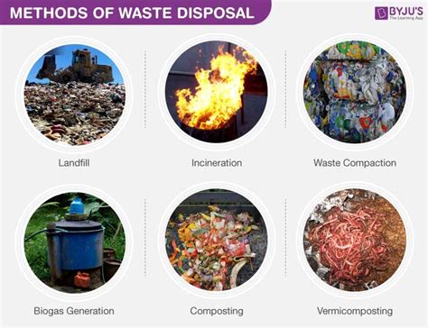 examples of waste disposal methods