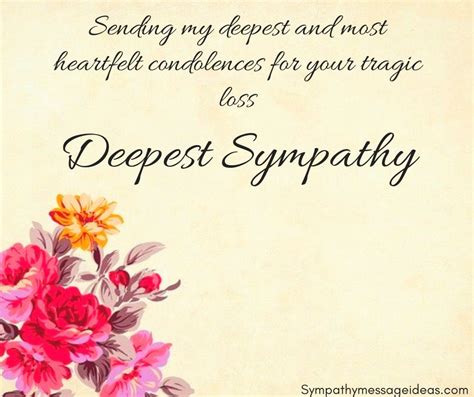 examples of what to write in a condolence card