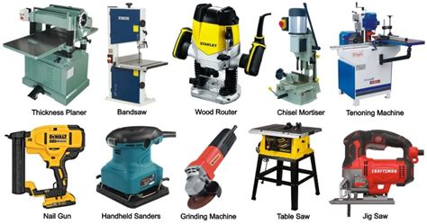 examples of woodwork machines and their uses