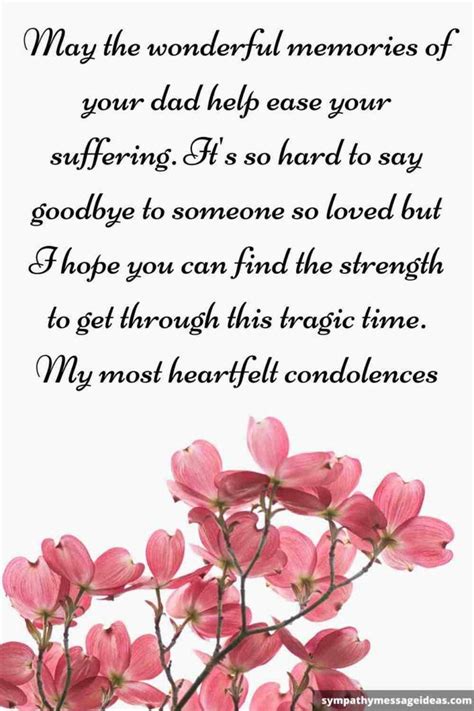 examples of words of condolences