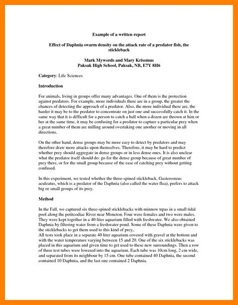 examples of written content