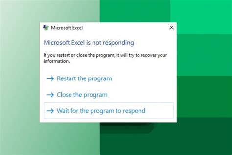 excel (not responding)