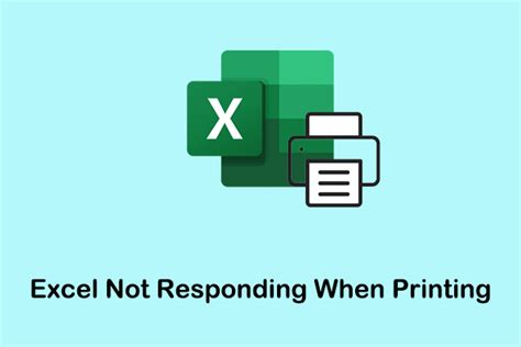 excel and word not responding when printing