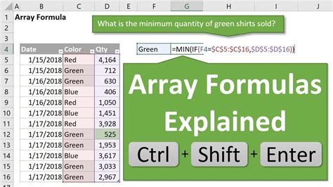 excel array formula examples