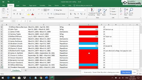 excel automate color coding