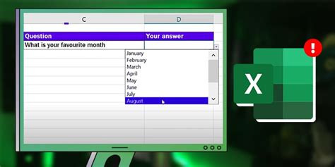 excel cell drop down list not working