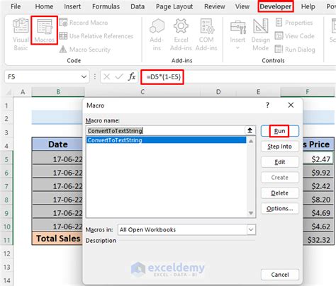 excel change formula result to text