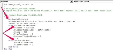 excel code examples