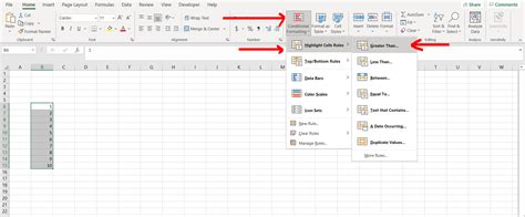 excel color cell based on value mac
